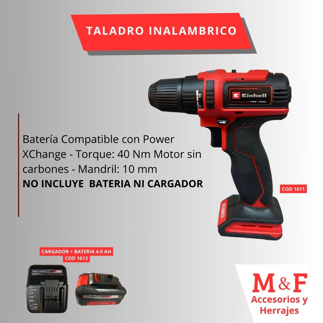 Taladro Inalambrico 10 mm Einhell 